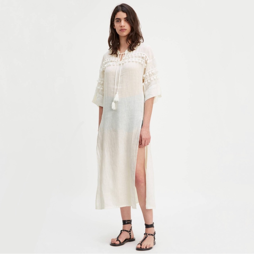 Levis’s Made & Crafted Italian Linen Tassel Dress
